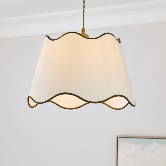 Scalloped Edge Easy Fit Lamp Shade - image 1