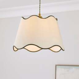 Scalloped Edge Easy Fit Lamp Shade