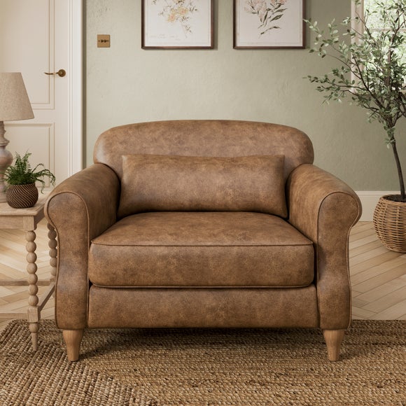 Millie Soft Faux Leather Snuggle Chair - image 1