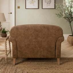 Millie Soft Faux Leather Snuggle Chair - thumbnail 2