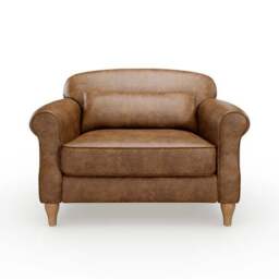 Millie Soft Faux Leather Snuggle Chair - thumbnail 6
