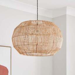 Wicker Woven Easy Fit Pendant Shade - thumbnail 5