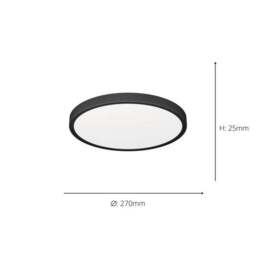 EGLO Fueva Colour Changing LED Flush Ceiling Light - thumbnail 3