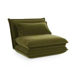 Jackson Velvet Foldable Single Sofa Bed - thumbnail 4