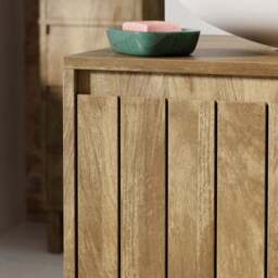 Humphrey Double Vanity Unit, Mango Wood Effect - thumbnail 4