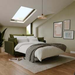 Ruby Velvet 2 Seater Sofa Bed - thumbnail 1