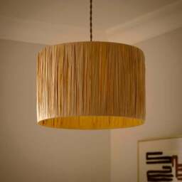 Niki Raffia Easy Fit Pendant Shade - thumbnail 2