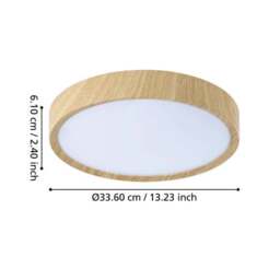 EGLO Musurita LED Flush Ceiling Light - thumbnail 3