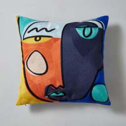 Elements Crewel Work Face Cushion - thumbnail 2