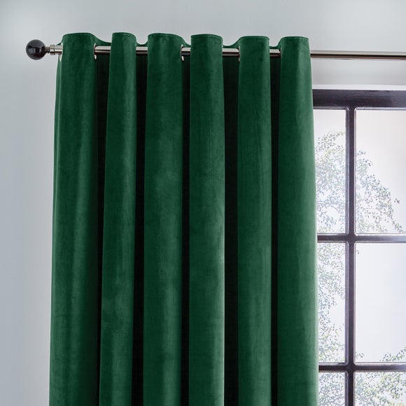 Luxe Velour Eyelet Curtains (Blackout Available) - image 1