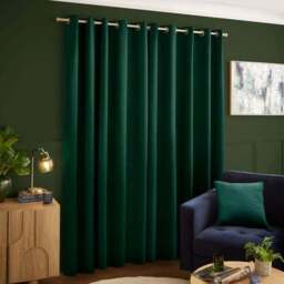 Luxe Velour Eyelet Curtains (Blackout Available) - thumbnail 4