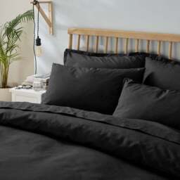 Pure Cotton Plain Dye Duvet Cover - thumbnail 4