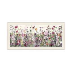 Red and Purple Meadow Framed Print - thumbnail 2