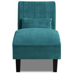 Bella Velvet Chaise Lounge - thumbnail 4