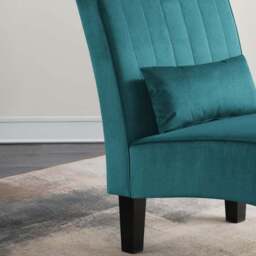 Bella Velvet Chaise Lounge - thumbnail 3