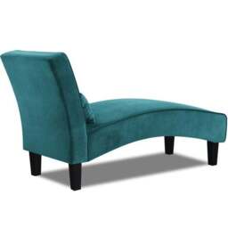 Bella Velvet Chaise Lounge - thumbnail 5