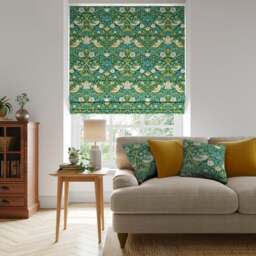 William Morris at Home Strawberry Thief Made To Measure Roman Blind - thumbnail 1