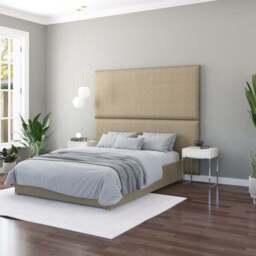 Hanging Wall Panel Dual Mount Eire Linen Headboard - thumbnail 2