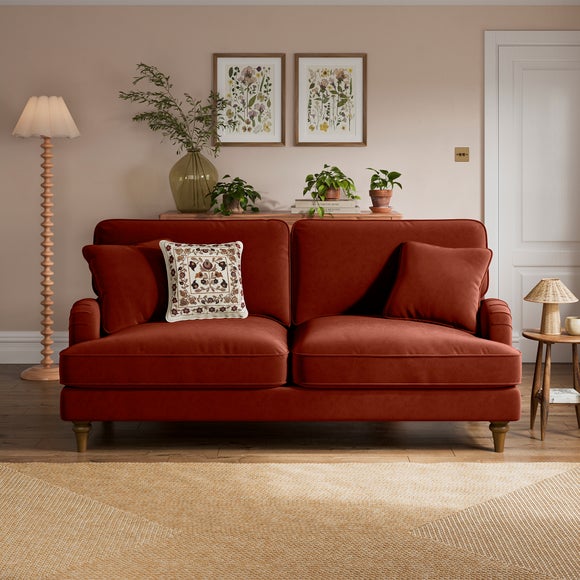 Beatrice II Velvet 3 Seater Sofa - image 1
