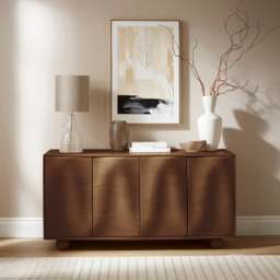 Artha Extra Wide Sideboard, Mango Wood - thumbnail 1