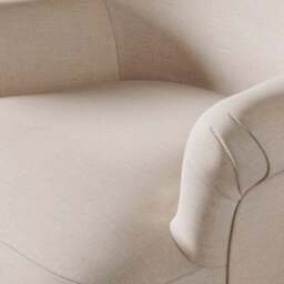 Petit Faux Linen Skirted Occasional Armchair - thumbnail 4