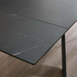 Osaka 4-6 Seater Extendable Dining Table, Marble Effect - thumbnail 5