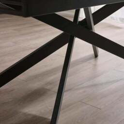 Osaka 4-6 Seater Extendable Dining Table, Marble Effect - thumbnail 2