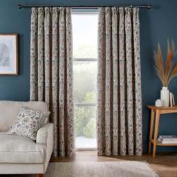 Antoinette Jacquard Pencil Pleat Curtains - thumbnail 2