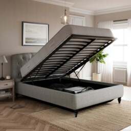 Arriana Chenille Ottoman Bed - thumbnail 2
