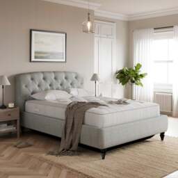 Arriana Chenille Ottoman Bed - thumbnail 1