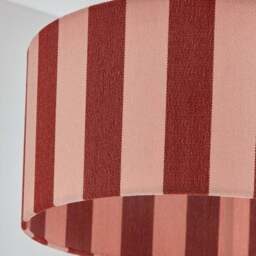 Beatrice Stripe Shallow Drum Lamp Shade - thumbnail 3
