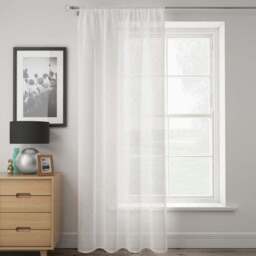 Boucle Slot Top Single Voile Panel - thumbnail 2