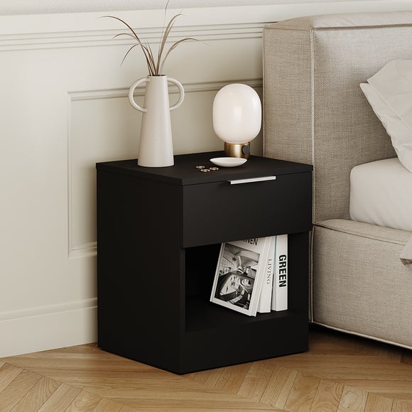 Hayes 1 Drawer Bedside Table - image 1