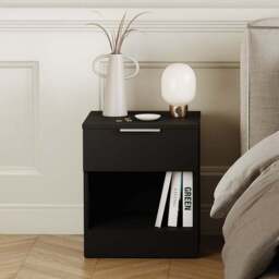 Hayes 1 Drawer Bedside Table - thumbnail 2