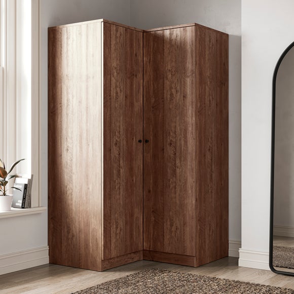 Fulton Corner Wardrobe, Pine