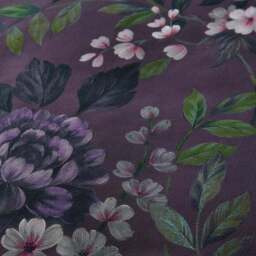 Dorma Giverny Damson 100% Cotton Duvet Cover & Pillowcase Set - thumbnail 4