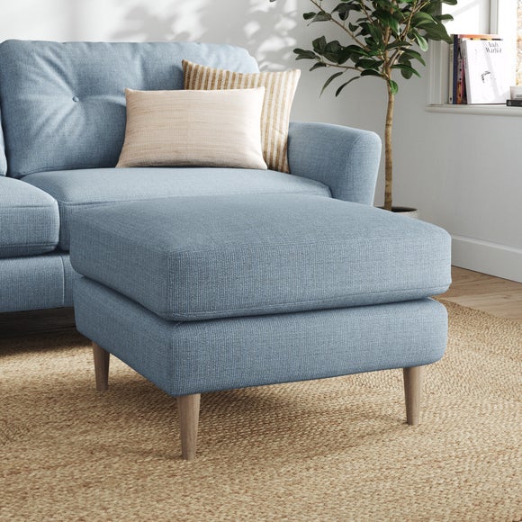 Sven Chunky Tonal Weave Footstool - image 1