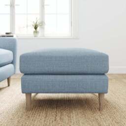 Sven Chunky Tonal Weave Footstool - thumbnail 2