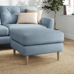 Sven Chunky Tonal Weave Footstool - thumbnail 1