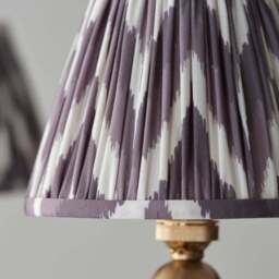 Vogue Javier 5 Light Adjustable Curve Pendant Light with Grey Zigzag Lamp Shades - thumbnail 2