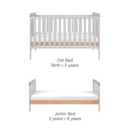 Tutti Bambini Rio Cot Bed with Cot Top Changer and Mattress - thumbnail 4