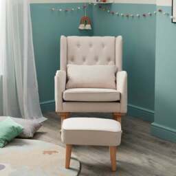 Babymore Lux Nursing Chair with Stool - thumbnail 4
