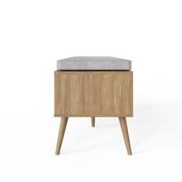 Noor Storage Bench, Wood Effect - thumbnail 6
