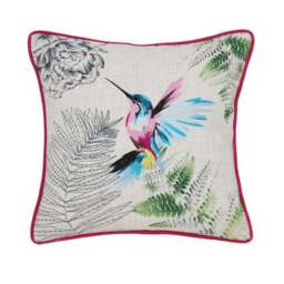 Hummingbird Pink Cushion - thumbnail 2