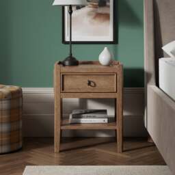 Portland 1 Drawer Bedside Table