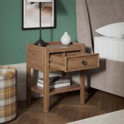 Portland 1 Drawer Bedside Table - thumbnail 3
