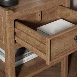 Portland 1 Drawer Bedside Table - thumbnail 4