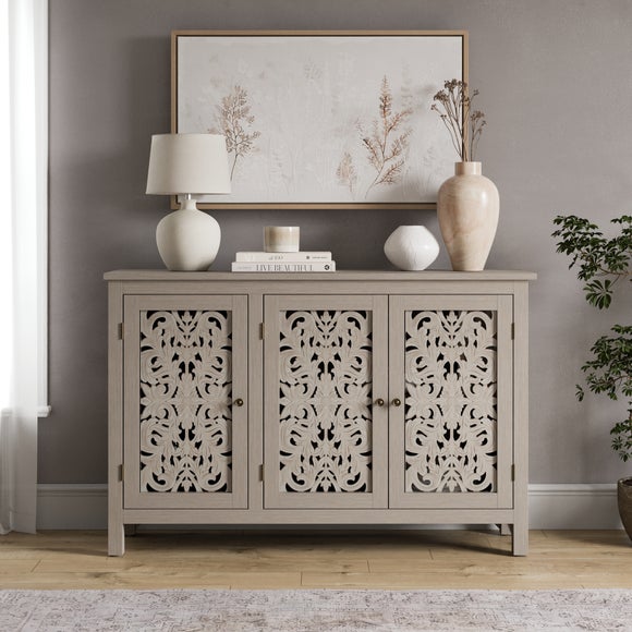 Eden Wide Sideboard, Grey Washed - image 1