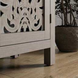 Eden Wide Sideboard, Grey Washed - thumbnail 5