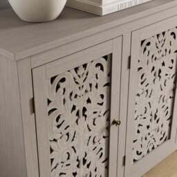 Eden Wide Sideboard, Grey Washed - thumbnail 4